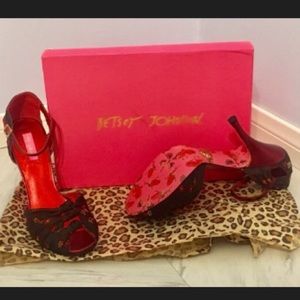 Brand new Betsey Johnson heels, in original box.